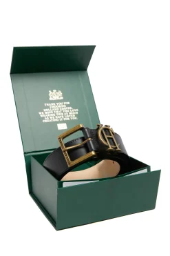 Holland Cooper Gifts For Him|Belts-Men's Classic Belt Black