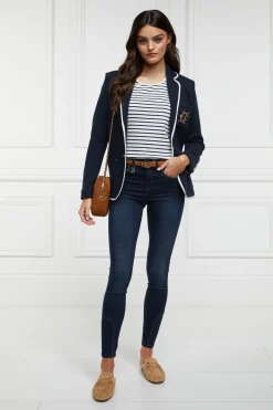 Holland Cooper Gifts For Her|Jeans-Mid-Rise Jodhpur Jean Deep Indigo