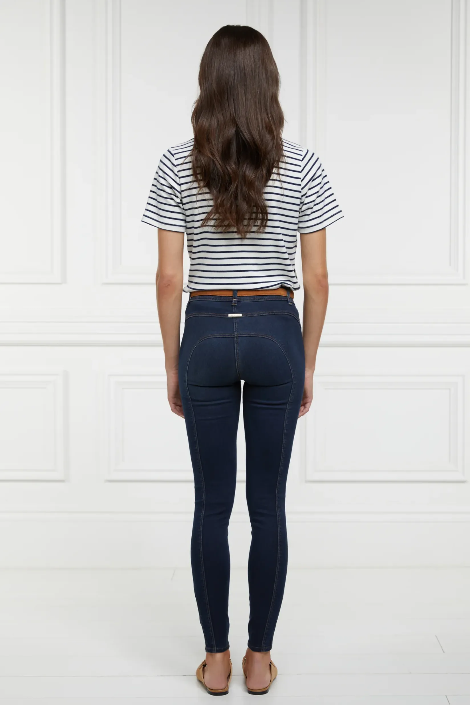 Holland Cooper Gifts For Her|Jeans-Mid-Rise Jodhpur Jean Deep Indigo