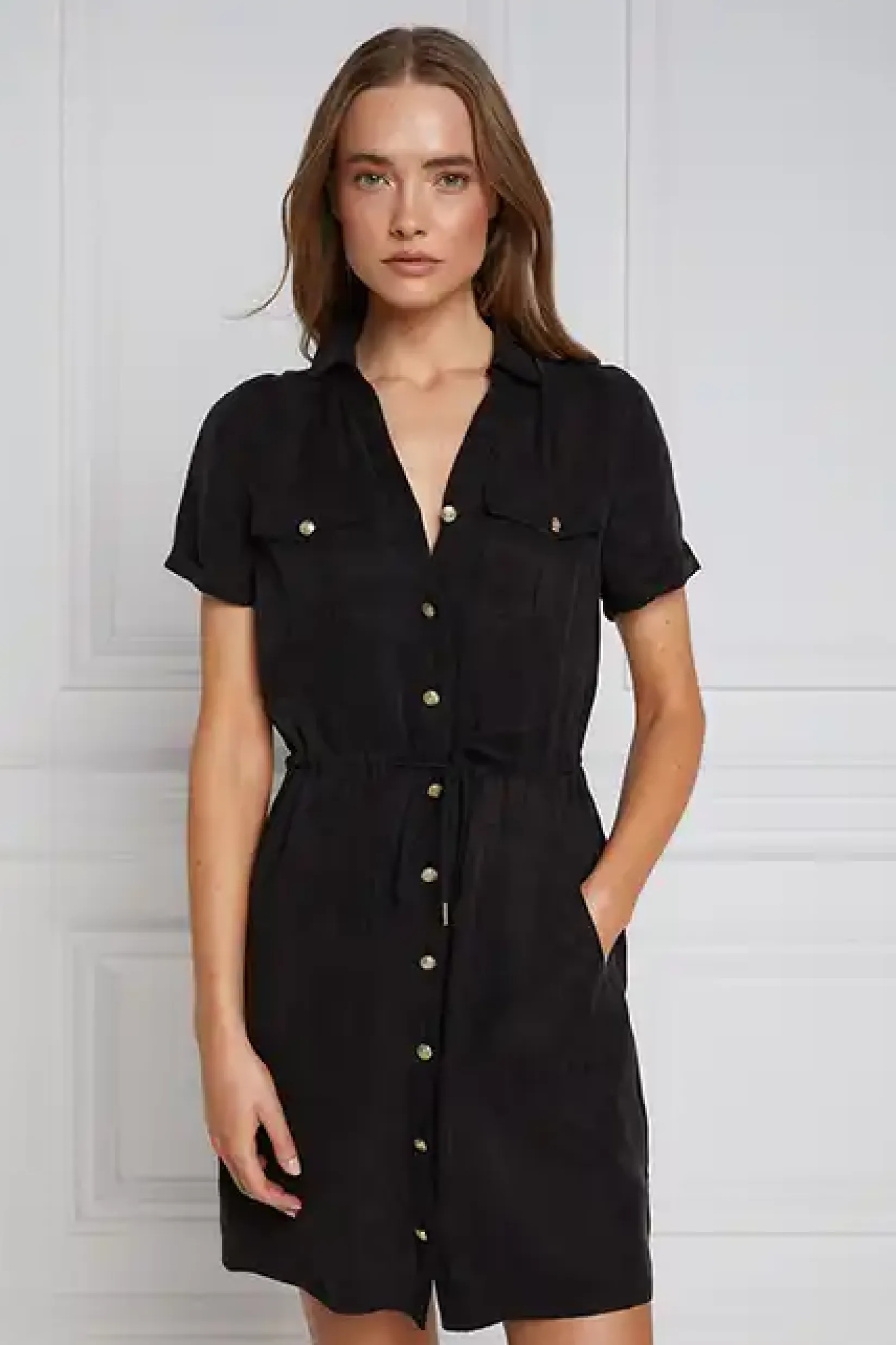 Holland Cooper Dresses-Military Shirt Dress
