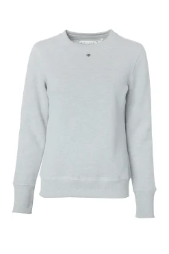Holland Cooper Sweatshirts|Casualwear-Monogram Crew Neck Sweat Grit Marl