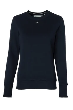 Holland Cooper Sweatshirts|Casualwear-Monogram Crew Neck Sweat Ink Navy