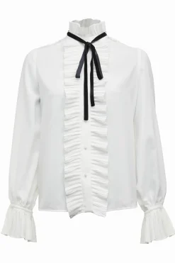 Holland Cooper Shirts & Blouses|Workwear Wardrobe-Olivia Tie Shirt
