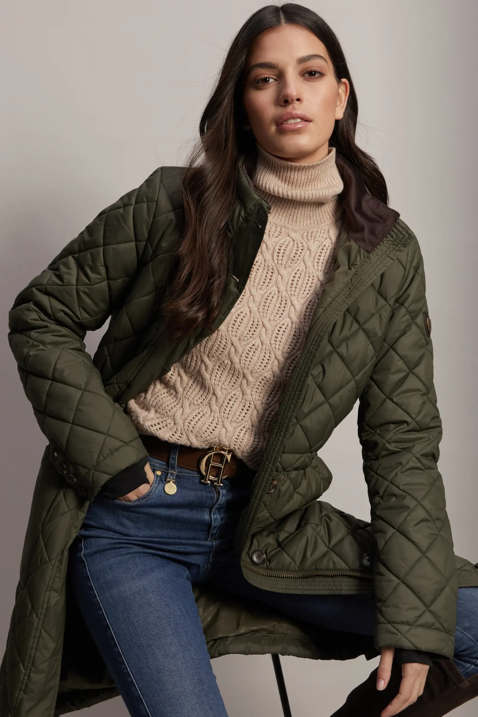 Holland Cooper Coats-Painswick Quilted Coat