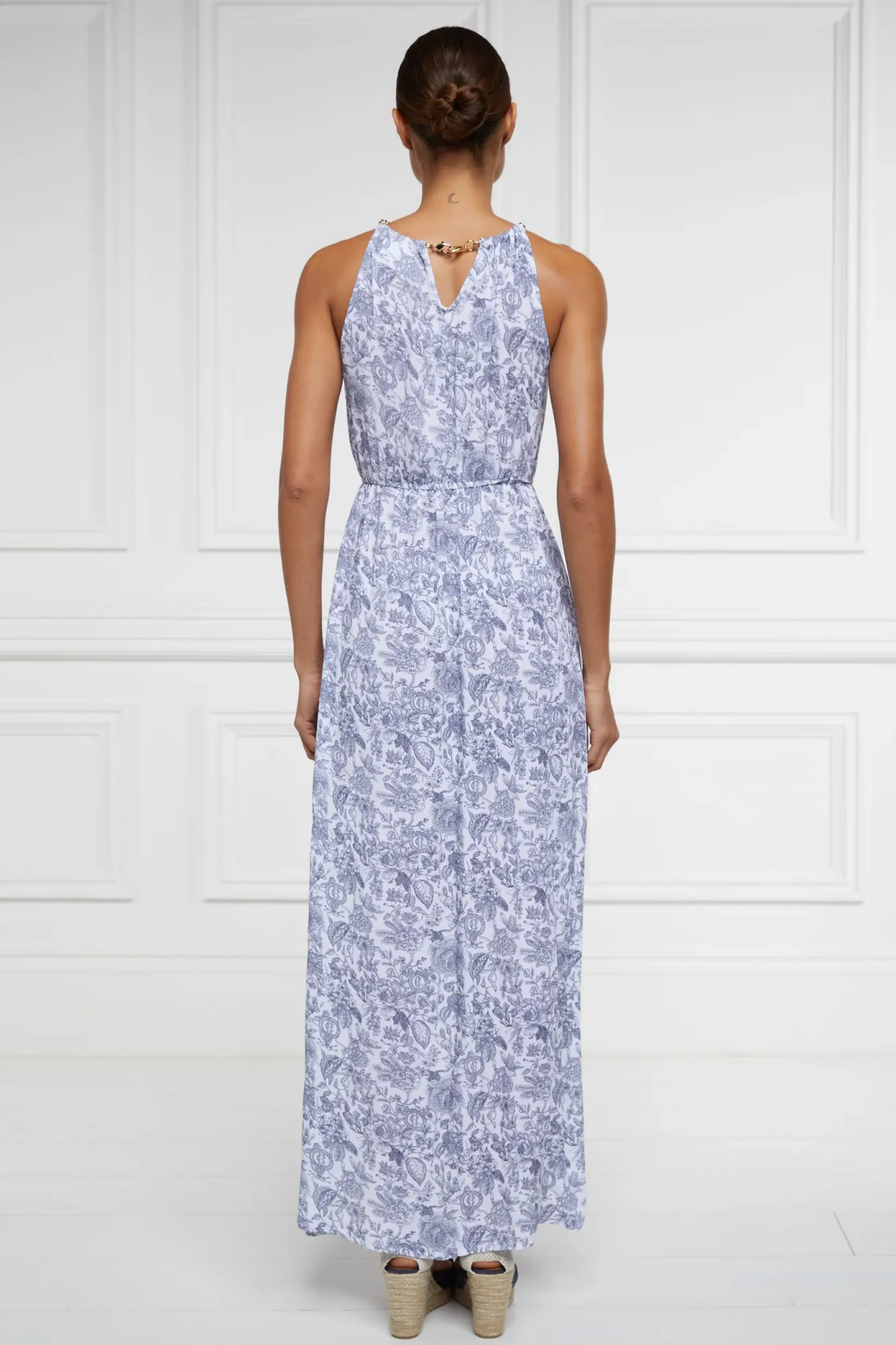 Holland Cooper Dresses|Shop By Product-Paloma Maxi Dress White Willow