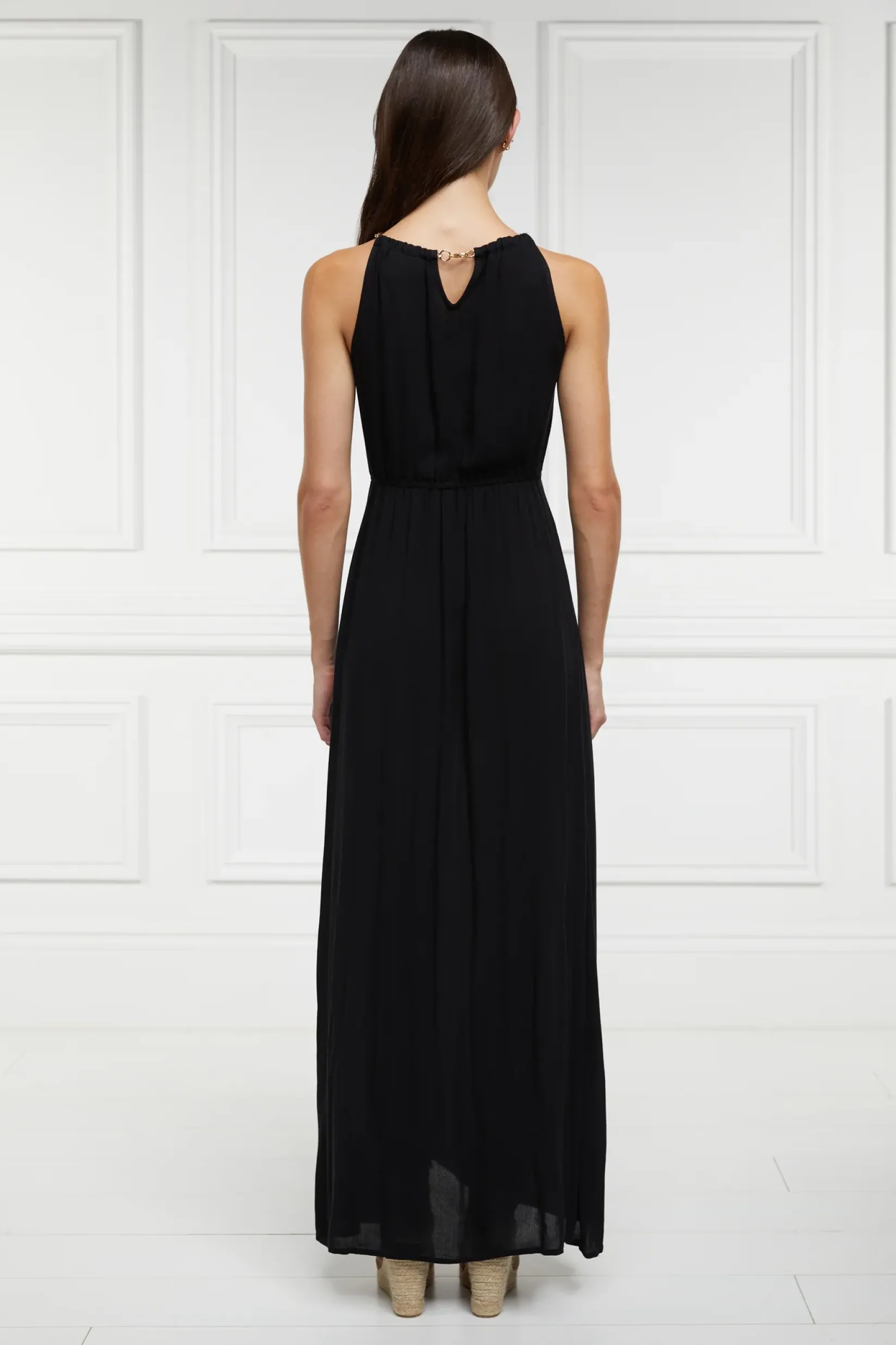 Holland Cooper Dresses|Seasonal Inspiration-Paloma Maxi Dress Black
