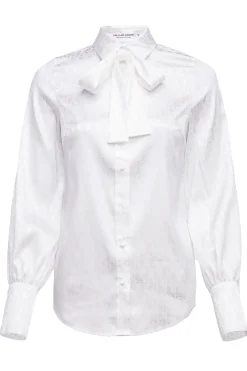 Holland Cooper Shirts & Blouses|The Date Night Edit-Penny Jacquard Shirt White