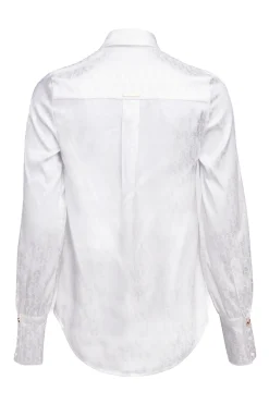 Holland Cooper Shirts & Blouses|The Date Night Edit-Penny Jacquard Shirt White