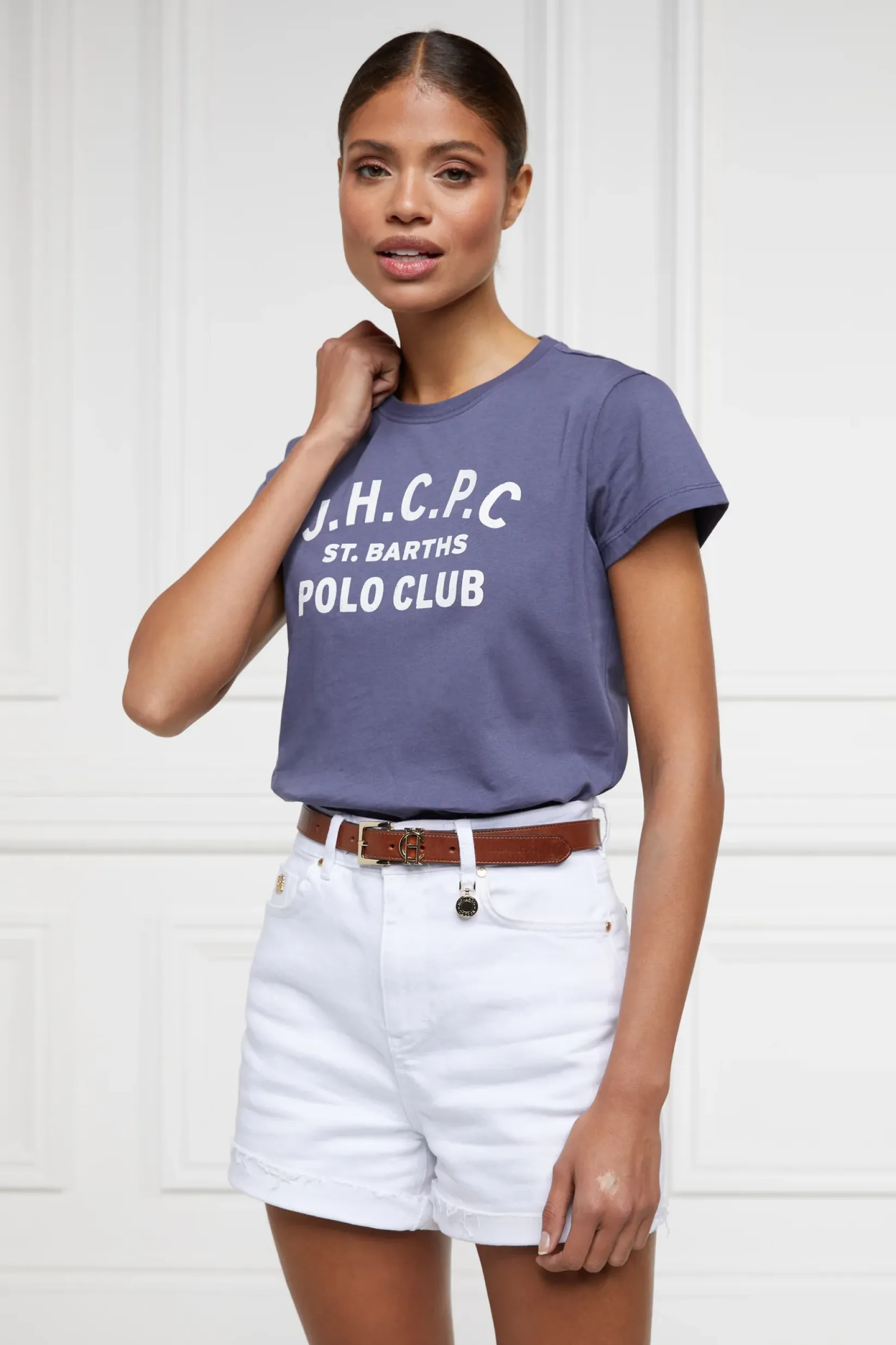 Holland Cooper Polo Shirts & Tees|Shop By Product-Polo Club Tee Yale Blue
