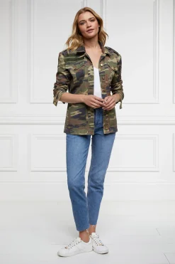 Holland Cooper Jackets|Jade's Top Picks-Premium Artillery Jacket Washed Camo