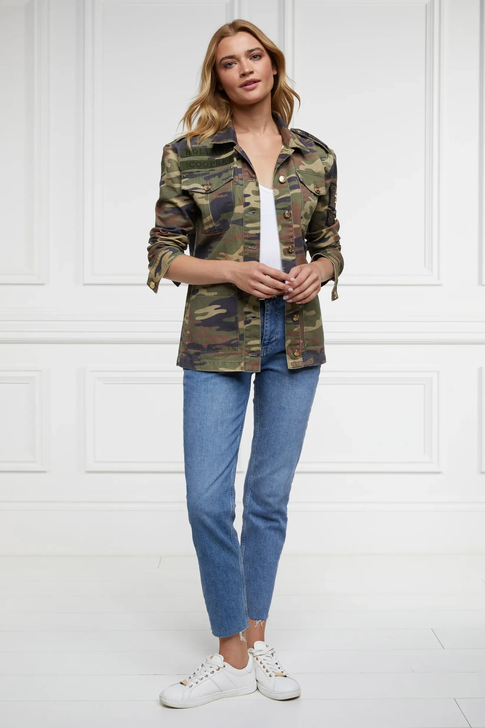 Holland Cooper Jackets|Jade's Top Picks-Premium Artillery Jacket Washed Camo