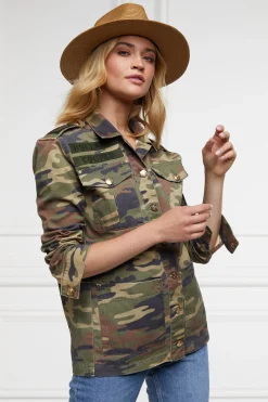 Holland Cooper Jackets|Jade's Top Picks-Premium Artillery Jacket Washed Camo