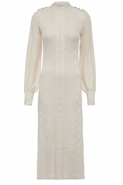 Holland Cooper Dresses|Knitwear-Rachel Maxi Dress Oatmeal