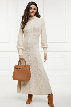 Holland Cooper Dresses|Knitwear-Rachel Maxi Dress Oatmeal