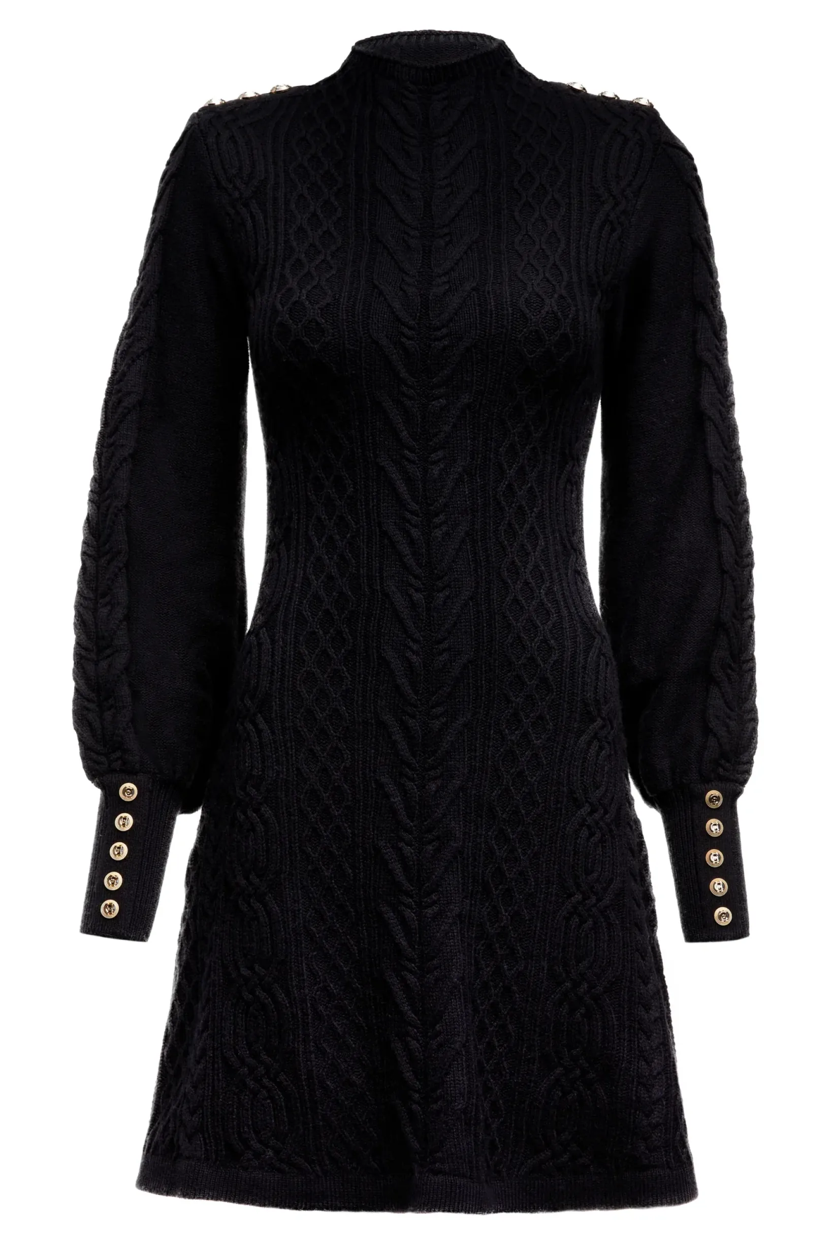 Holland Cooper Knitwear|Dresses-Rachel Mini Dress Black