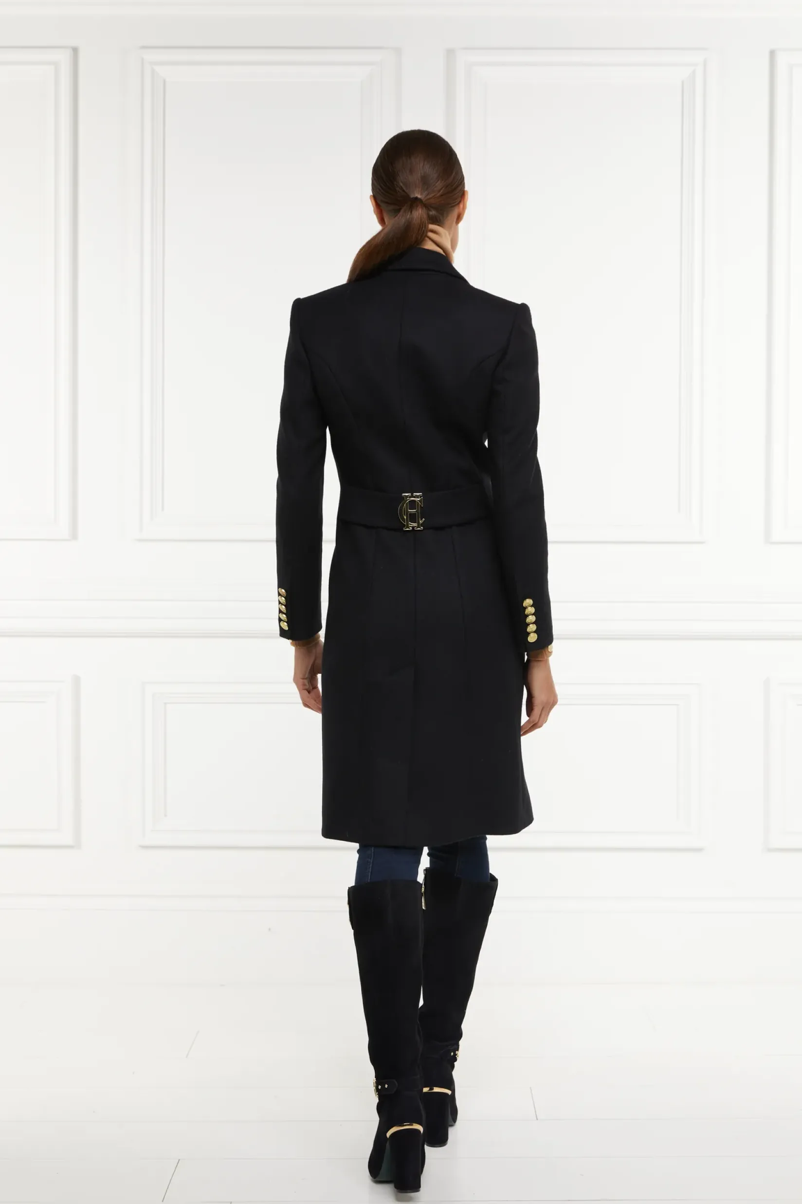 Holland Cooper Coats-Regency Coat Soft Black