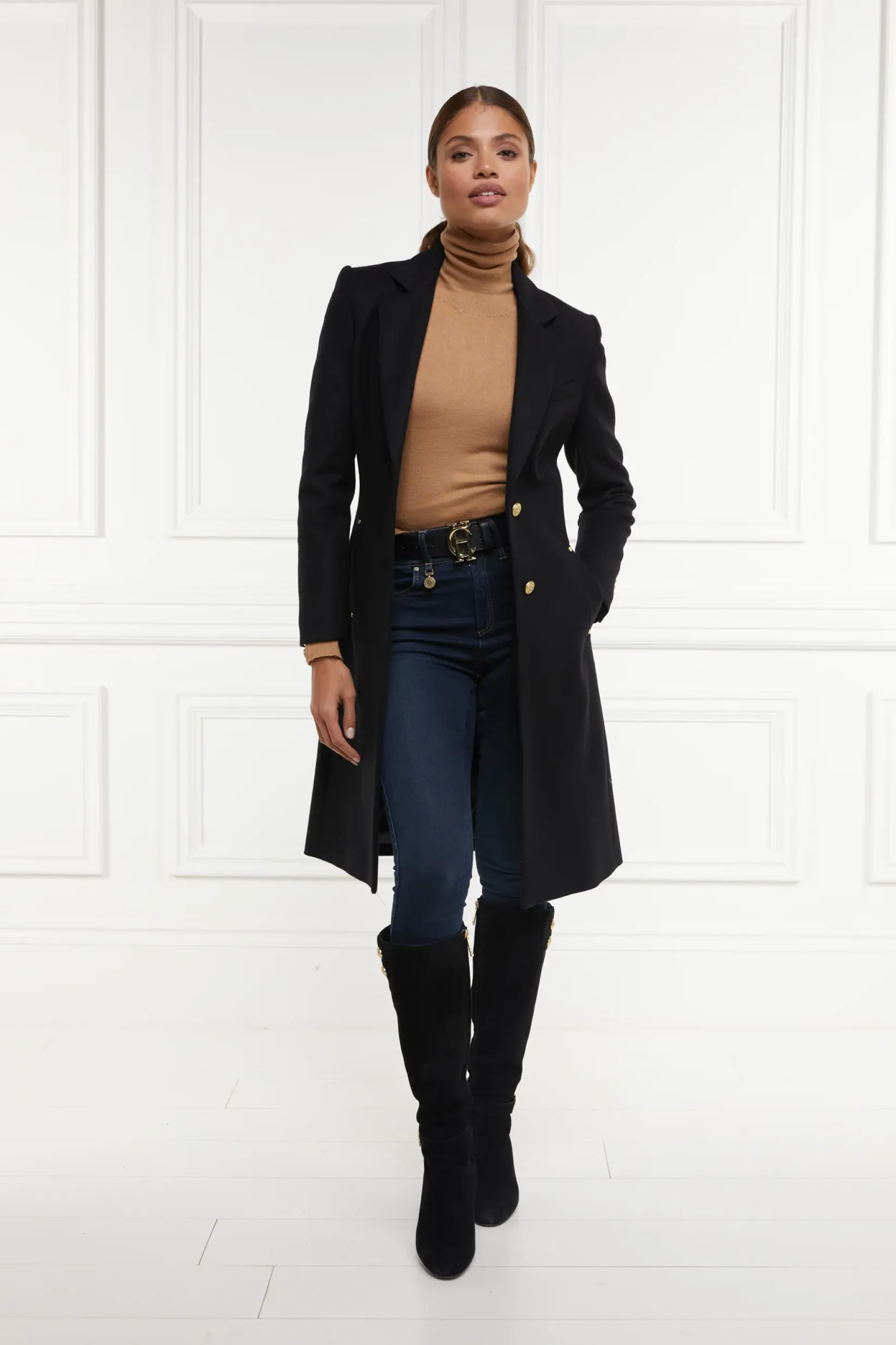 Holland Cooper Coats-Regency Coat Soft Black
