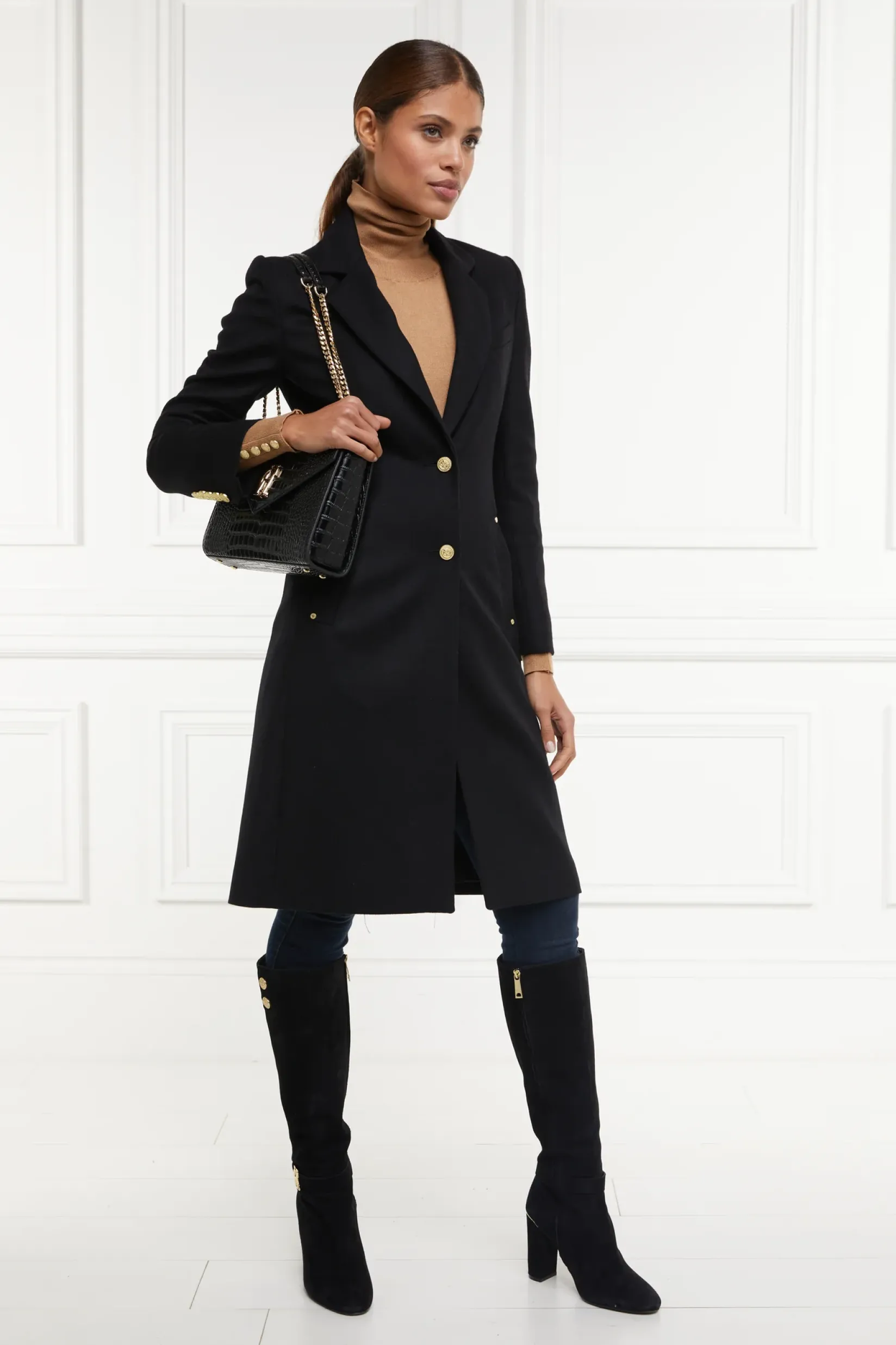 Holland Cooper Coats-Regency Coat Soft Black