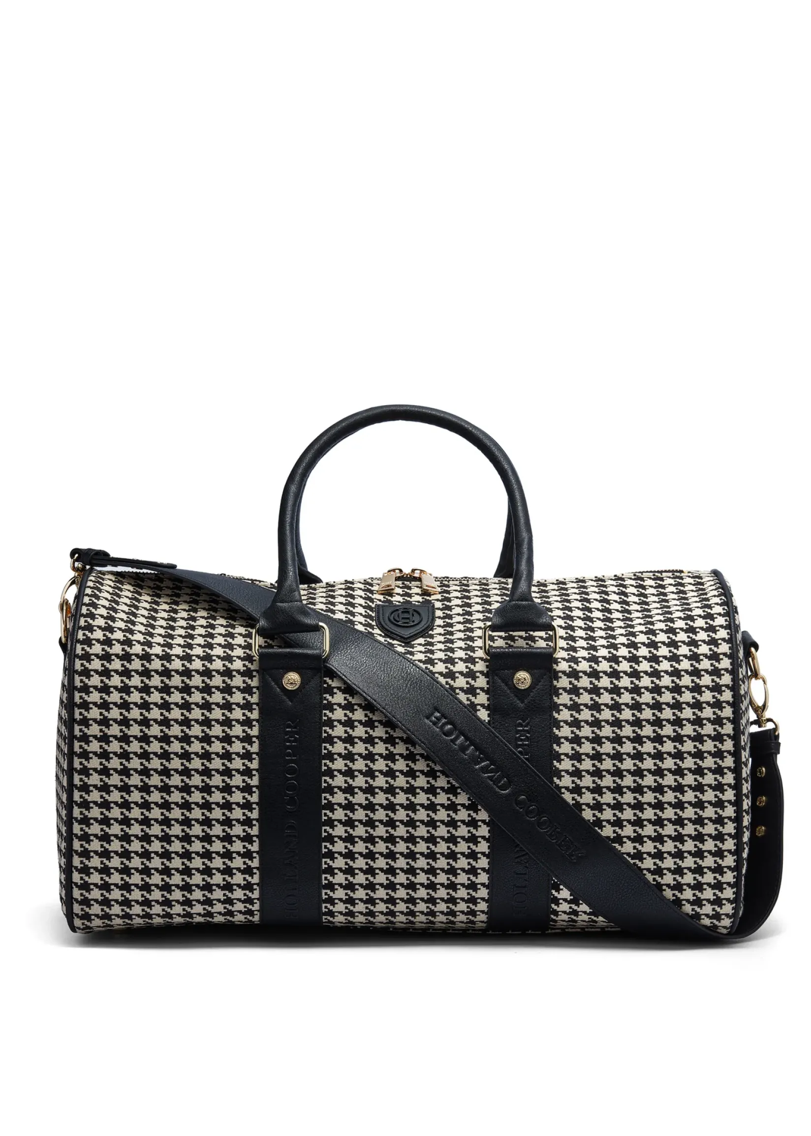 Holland Cooper Gifts For Her|The Perfect Gesture-Regency Holdall Ecru Houndstooth