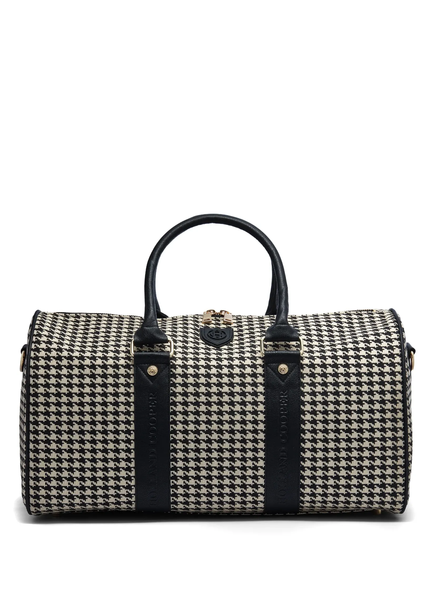 Holland Cooper Gifts For Her|The Perfect Gesture-Regency Holdall Ecru Houndstooth