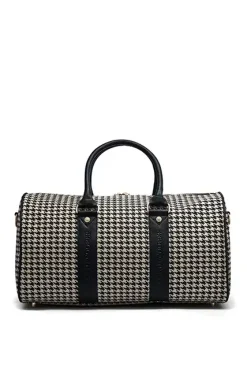 Holland Cooper Gifts For Her|The Perfect Gesture-Regency Holdall Ecru Houndstooth