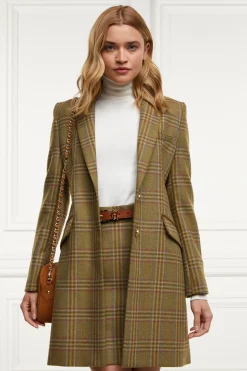 Holland Cooper Skirts-Regency Skirt Avebury Green Check