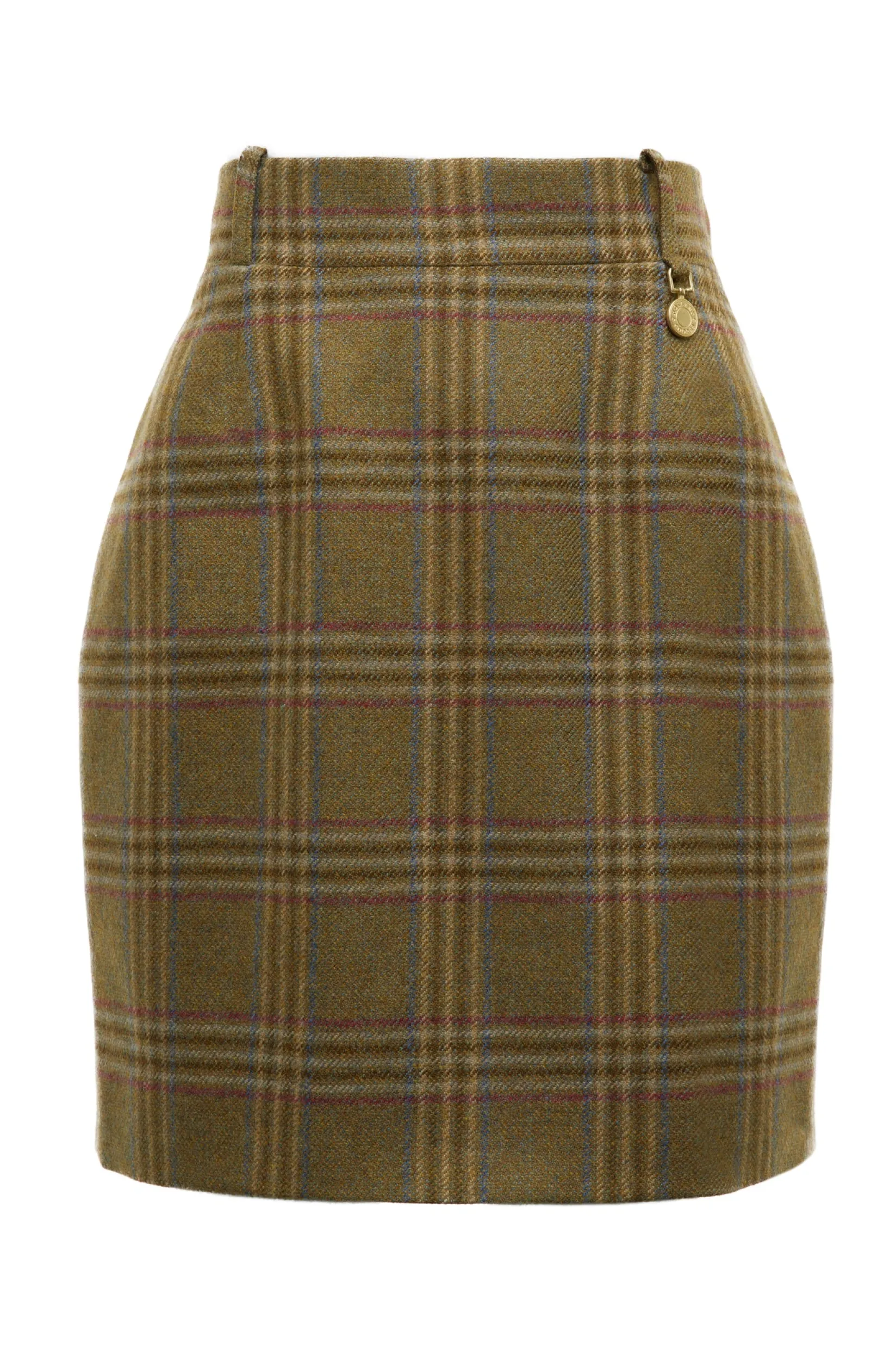 Holland Cooper Skirts-Regency Skirt Avebury Green Check