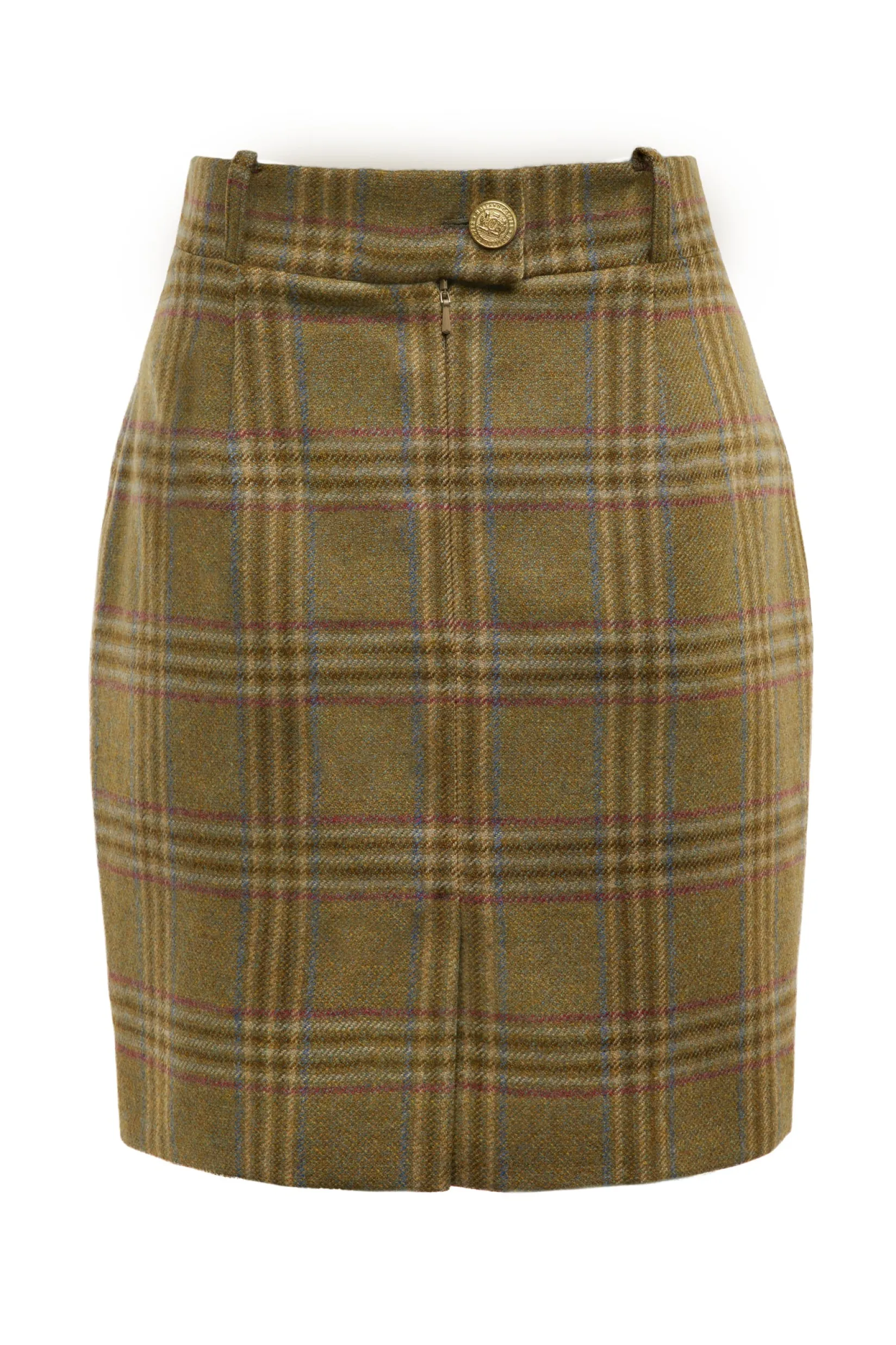 Holland Cooper Skirts-Regency Skirt Avebury Green Check