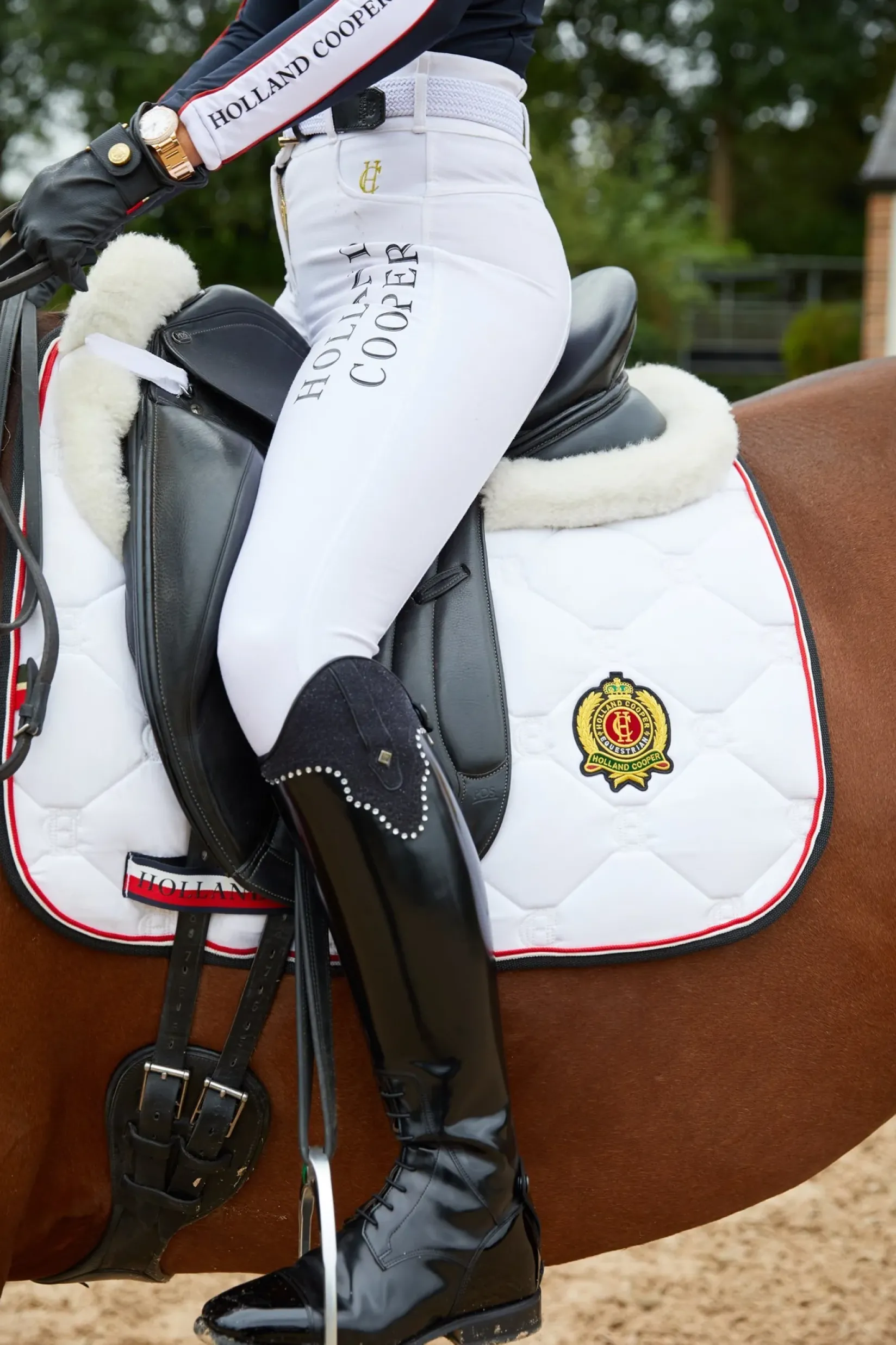 Holland Cooper Riding Gloves|Accessories-Riding Glove Black