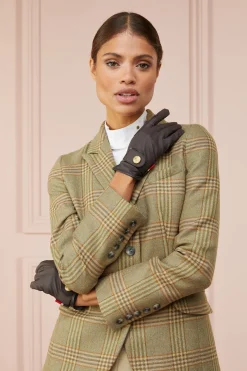 Holland Cooper Riding Gloves|Accessories-Riding Glove Chocolate