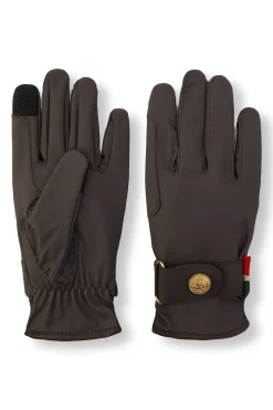Holland Cooper Riding Gloves|Accessories-Riding Glove Chocolate
