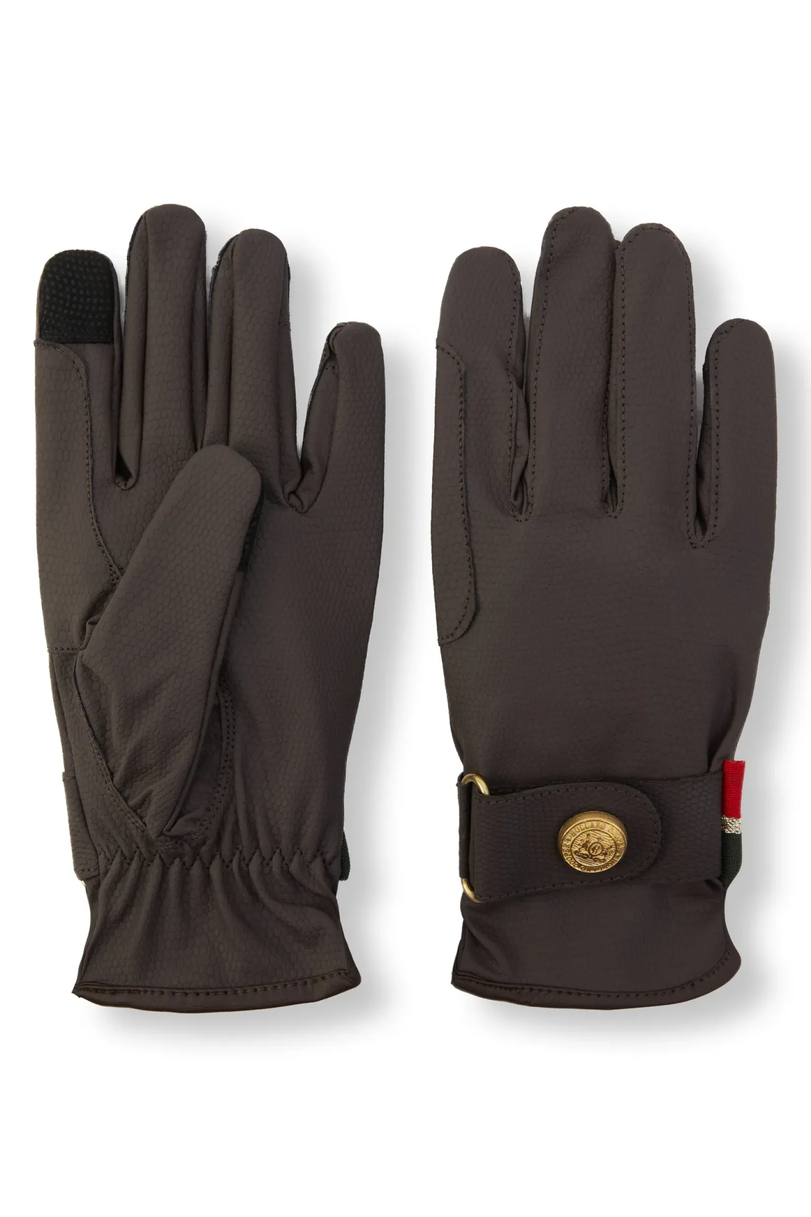 Holland Cooper Riding Gloves|Accessories-Riding Glove Chocolate