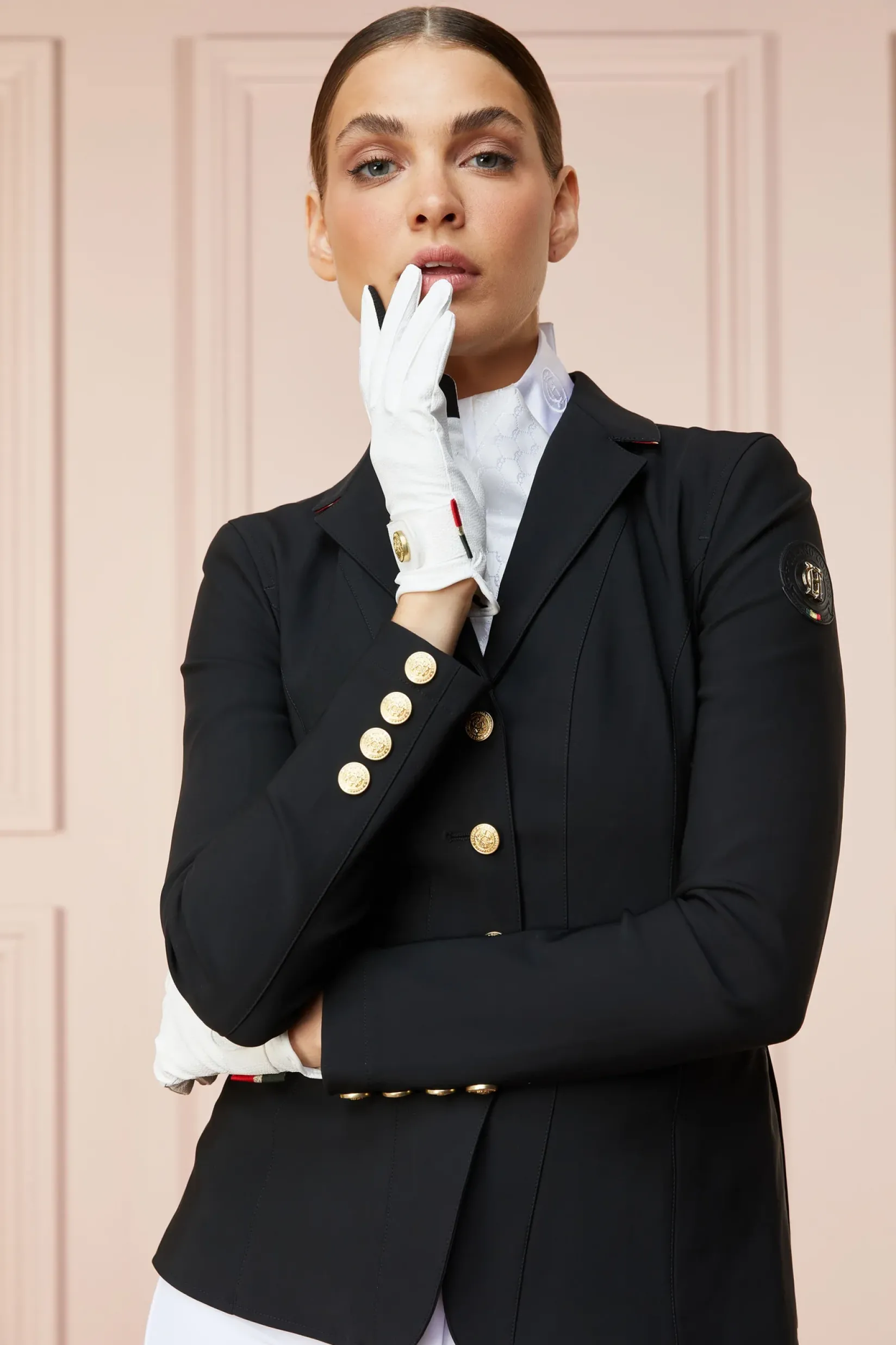 Holland Cooper Riding Gloves|Accessories-Riding Glove White