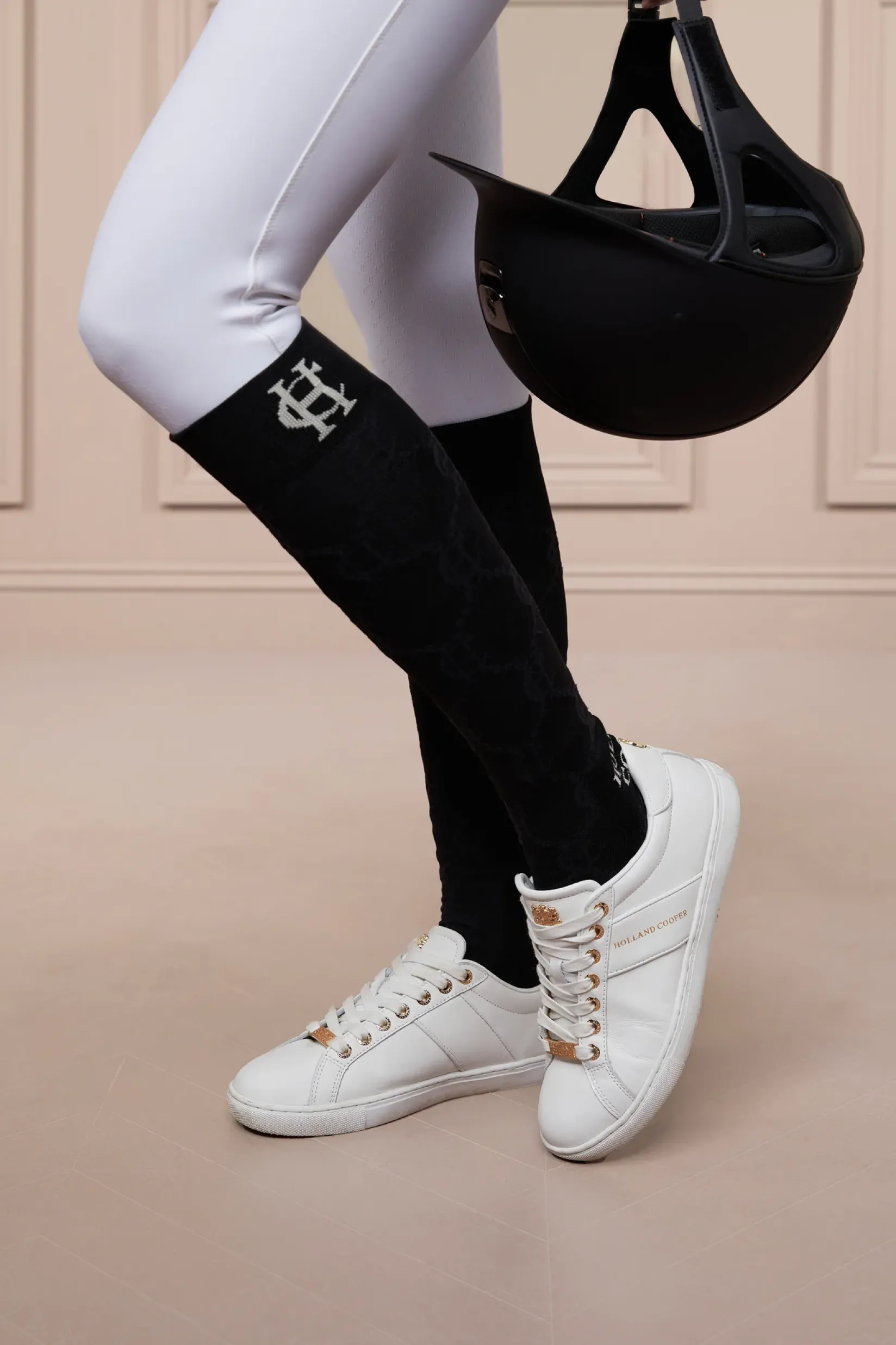 Holland Cooper Accessories|Shop By Product-Riding Sock Black