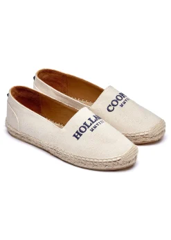 Holland Cooper Footwear-Riviera Espadrille Natural