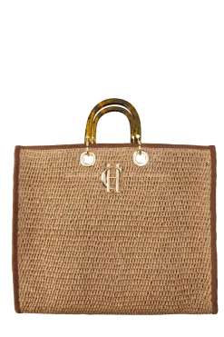 Holland Cooper Tote Bags|Bags-Riviera Tote Natural