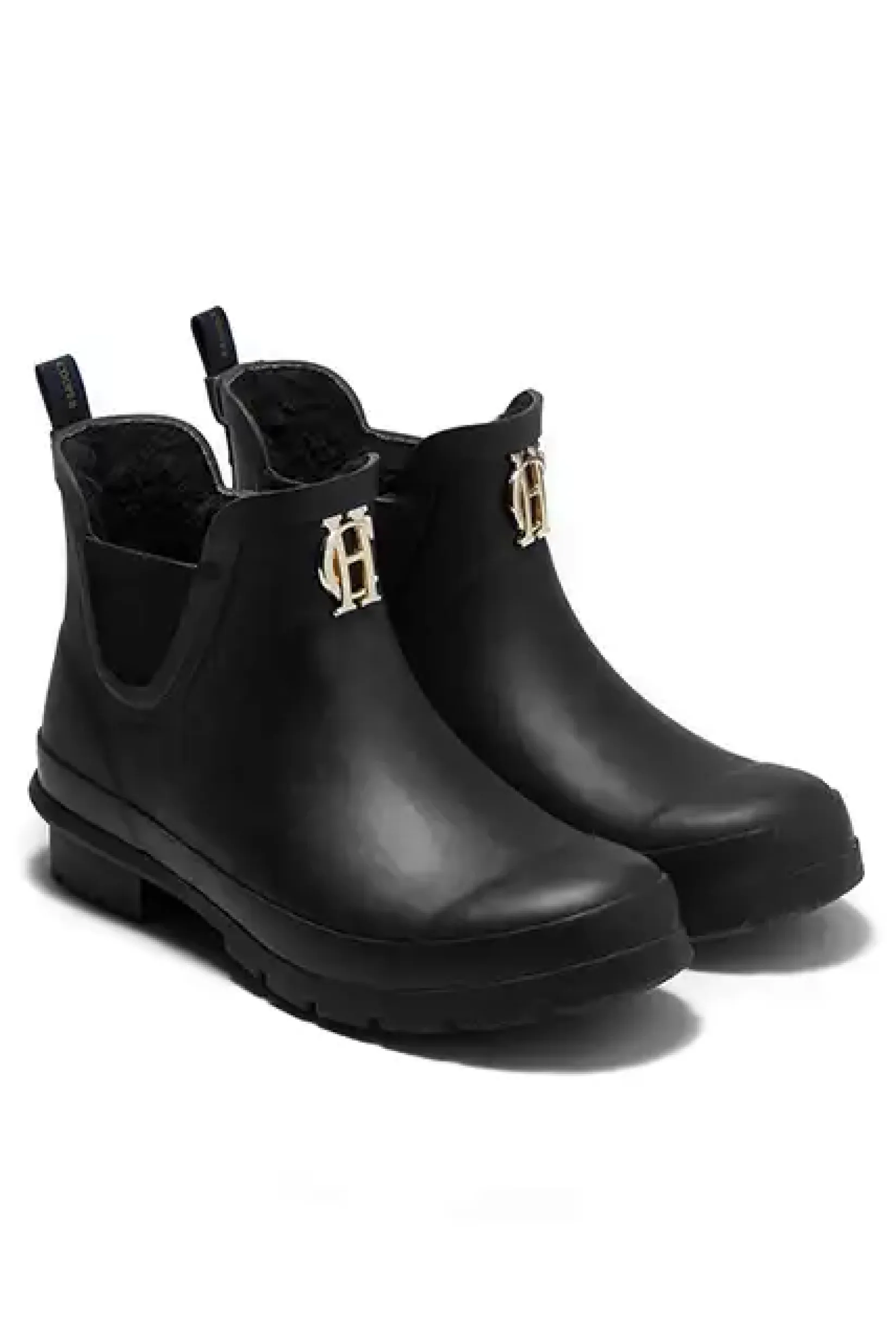 Holland Cooper At The Stables|Equestrian Gifting-Rubber Chelsea Boot Black