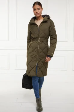 Holland Cooper At The Stables|Chelsea Boots-Rubber Chelsea Boot Matte Green Gunmetal