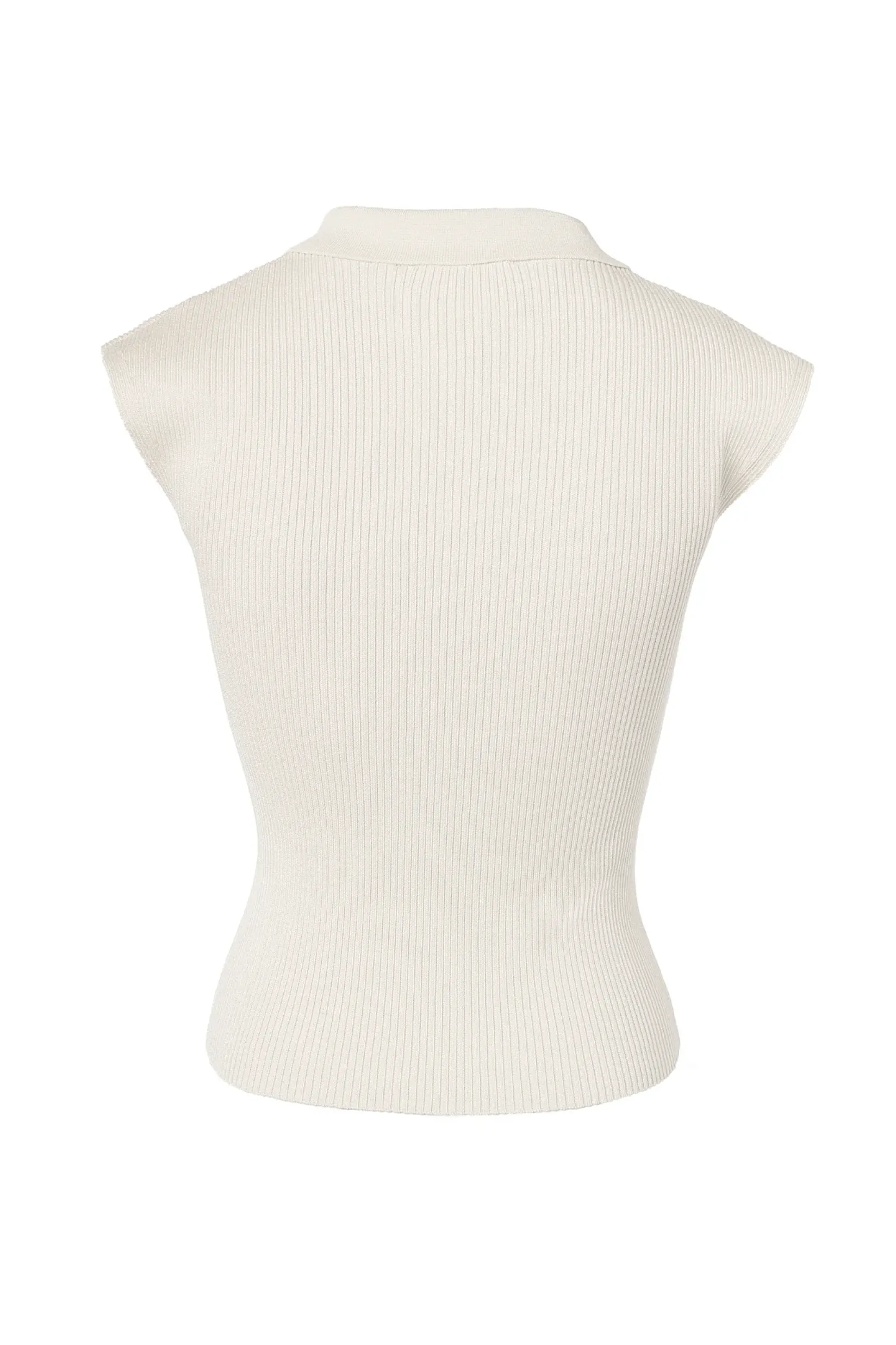 Holland Cooper Knitwear|Shop By Product-Scarlett Polo Knit Ecru