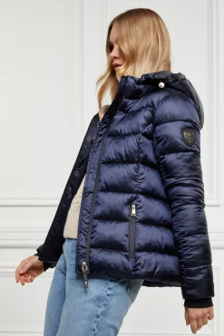 Holland Cooper Jackets-Sherbourne Puffer Ink Navy