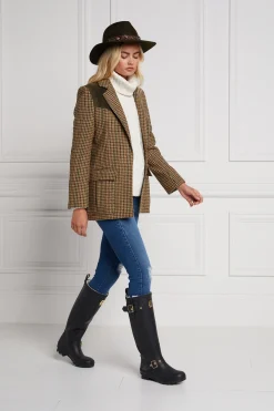 Holland Cooper At The Stables|Wellington Boots-Sherpa Lined Regency Wellington Matte Black
