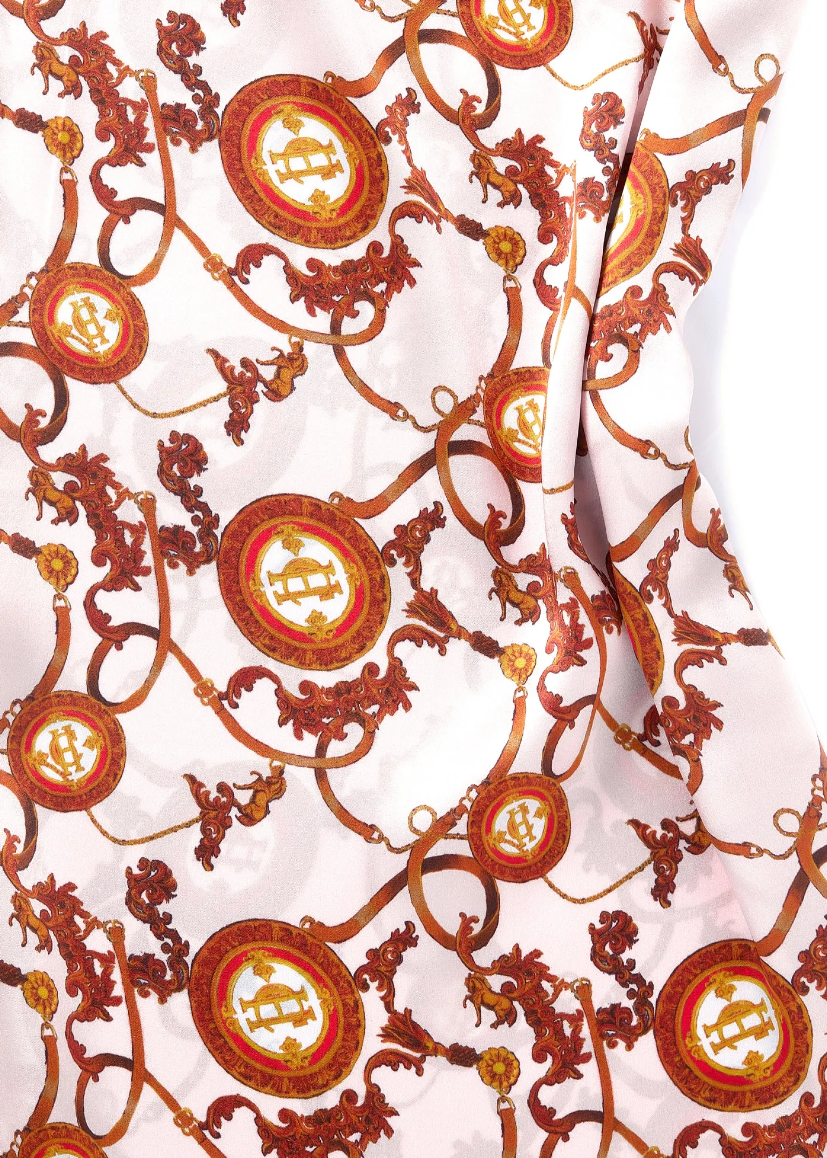 Holland Cooper Sleepwear-Silk Dressing Gown Blush