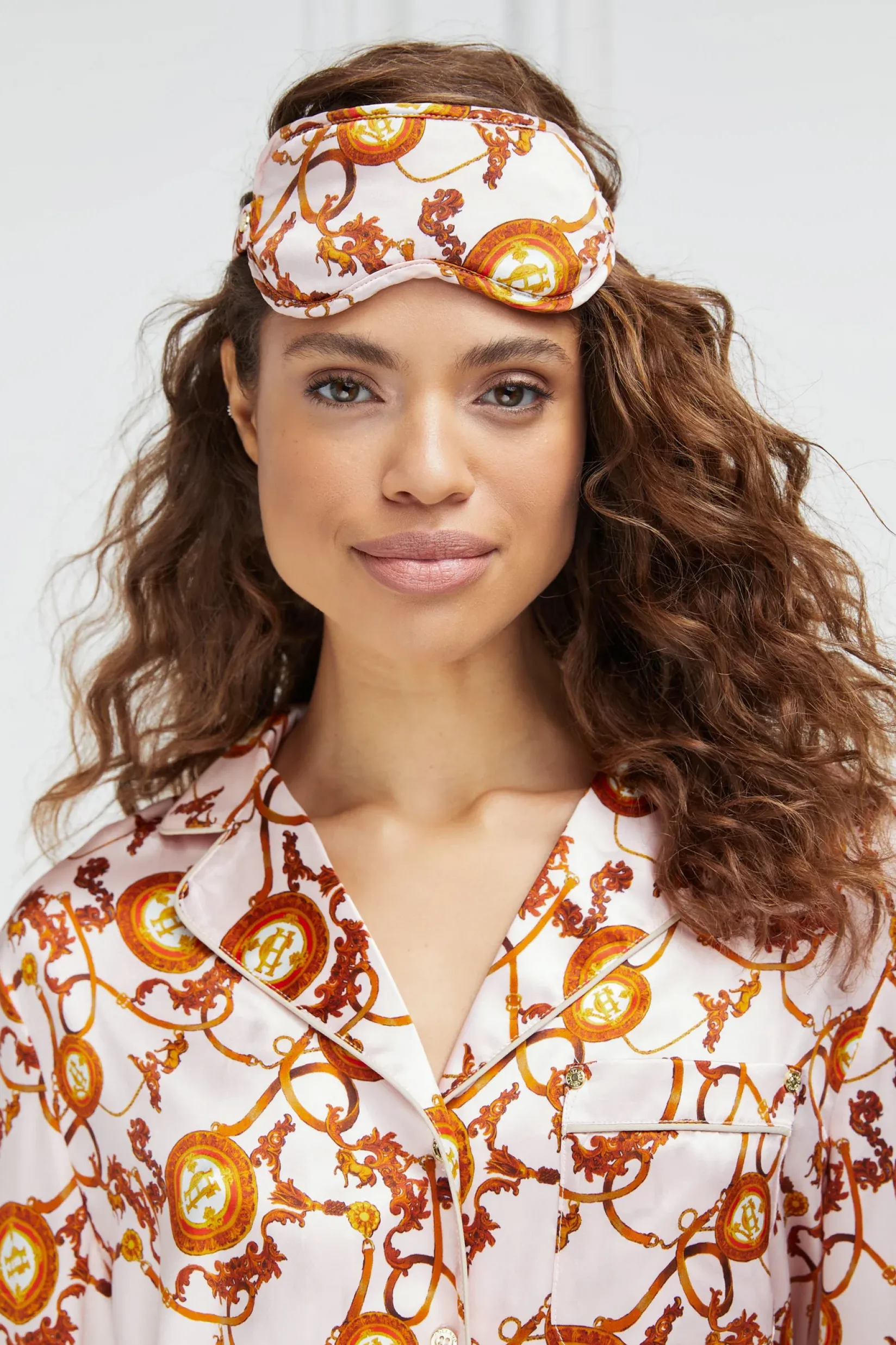 Holland Cooper The Perfect Gesture|Sleepwear-Silk Eye Mask Blush