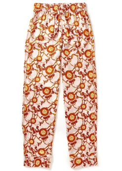 Holland Cooper Sleepwear-Silk Pyjama Trouser Blush