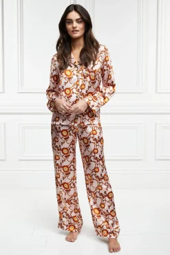 Holland Cooper Sleepwear-Silk Pyjama Trouser Blush
