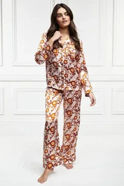 Holland Cooper Sleepwear-Silk Pyjama Trouser Blush