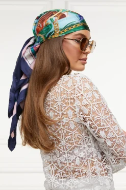 Holland Cooper Scarves|Scarves-Silk Scarf St Lucia