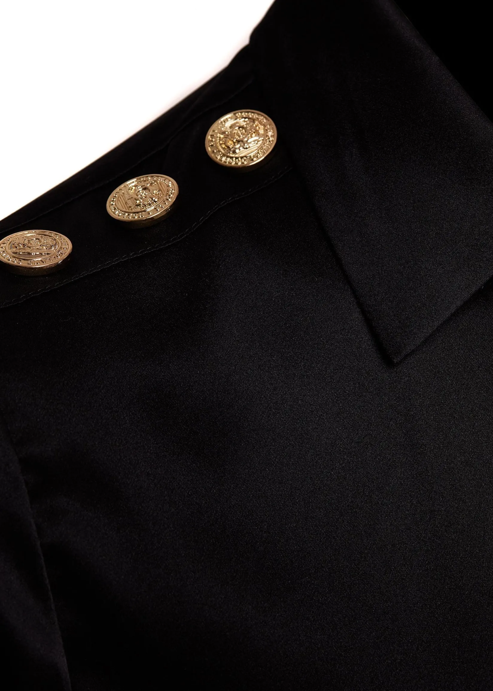 Holland Cooper Shirts & Blouses-Silk V-Neck Blouse Black