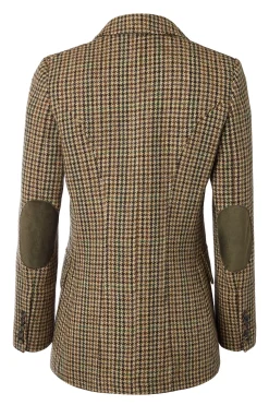 Holland Cooper Blazers|Jackets-Single Breasted Field Blazer Hailes Green Tweed