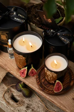 Holland Cooper The Perfect Gesture|Gifts For Her-Single Wick Candle Figue Noir